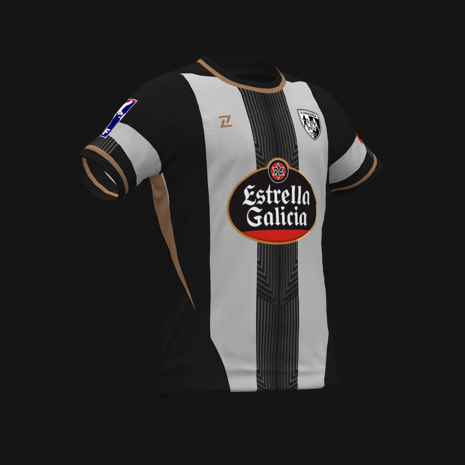 LA CERVECERIA BLACK AND WHITE