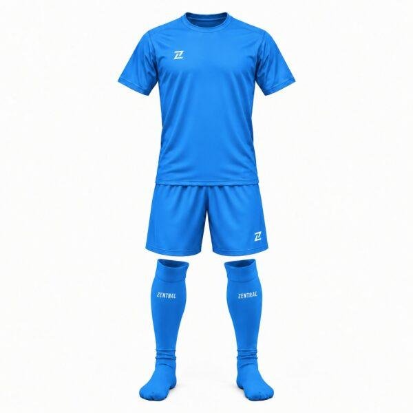 Conjunto entrenamiento calcetas Celeste