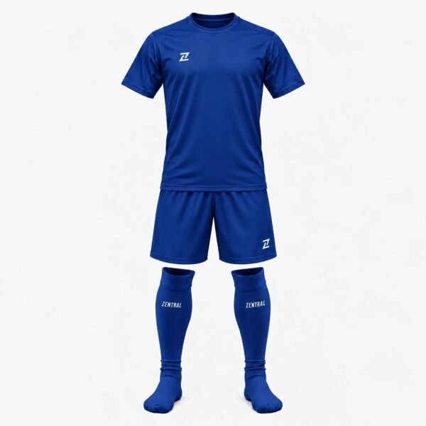 Conjunto entrenamiento calcetas Azul
