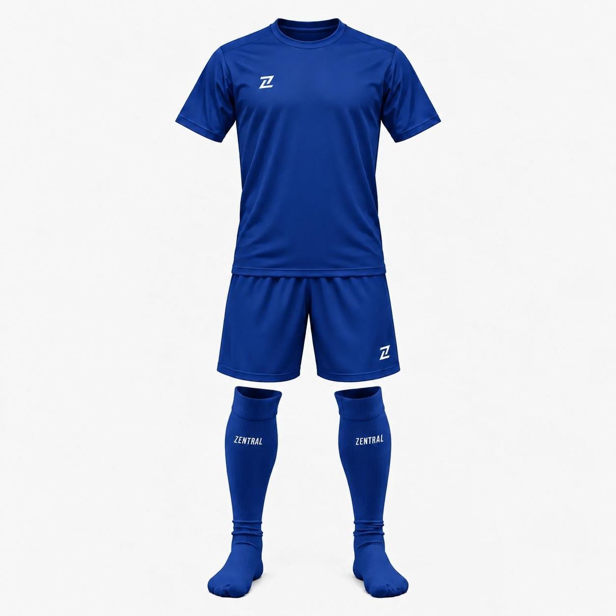 Conjunto entrenamiento calcetas Azul