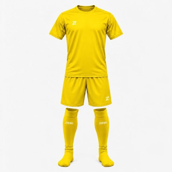 Conjunto entrenamiento calcetas Amarillo