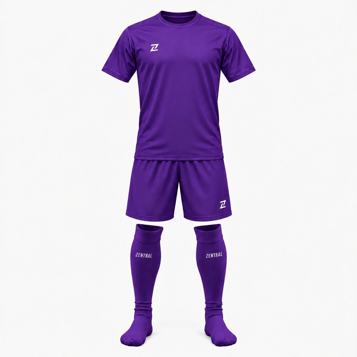 Conjunto entrenamiento calcetas Violeta