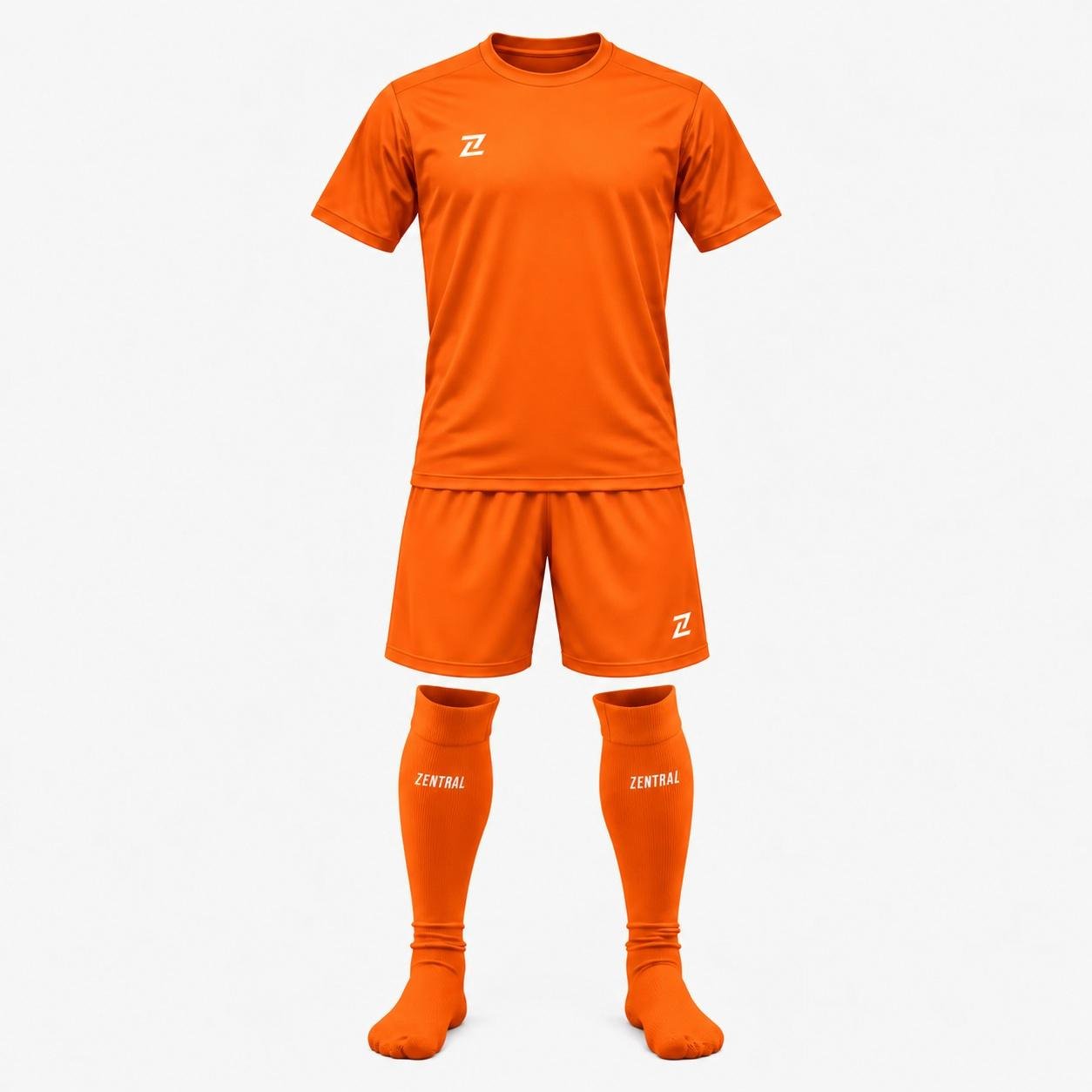Conjunto entrenamiento calcetas Naranja