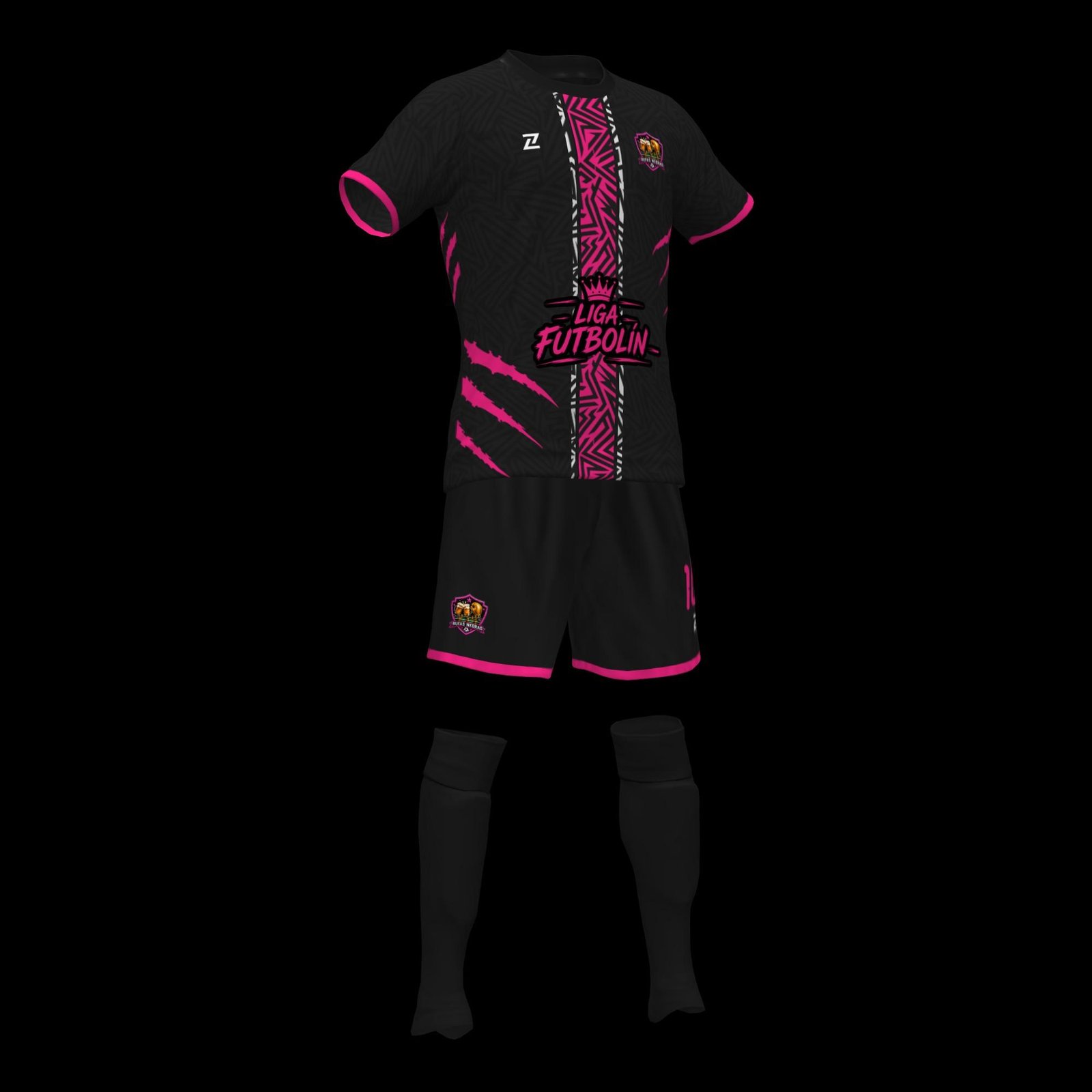 BUFAS NEGRAS ROSA - Imagen 2
