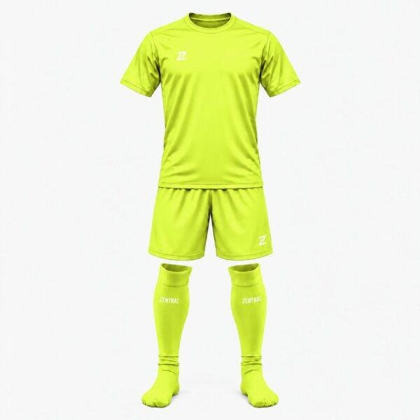 Conjunto entrenamiento calcetas Amarillo