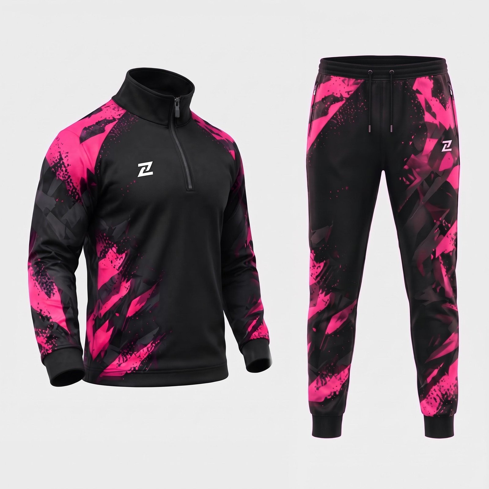Chándal sudadera cremallera media