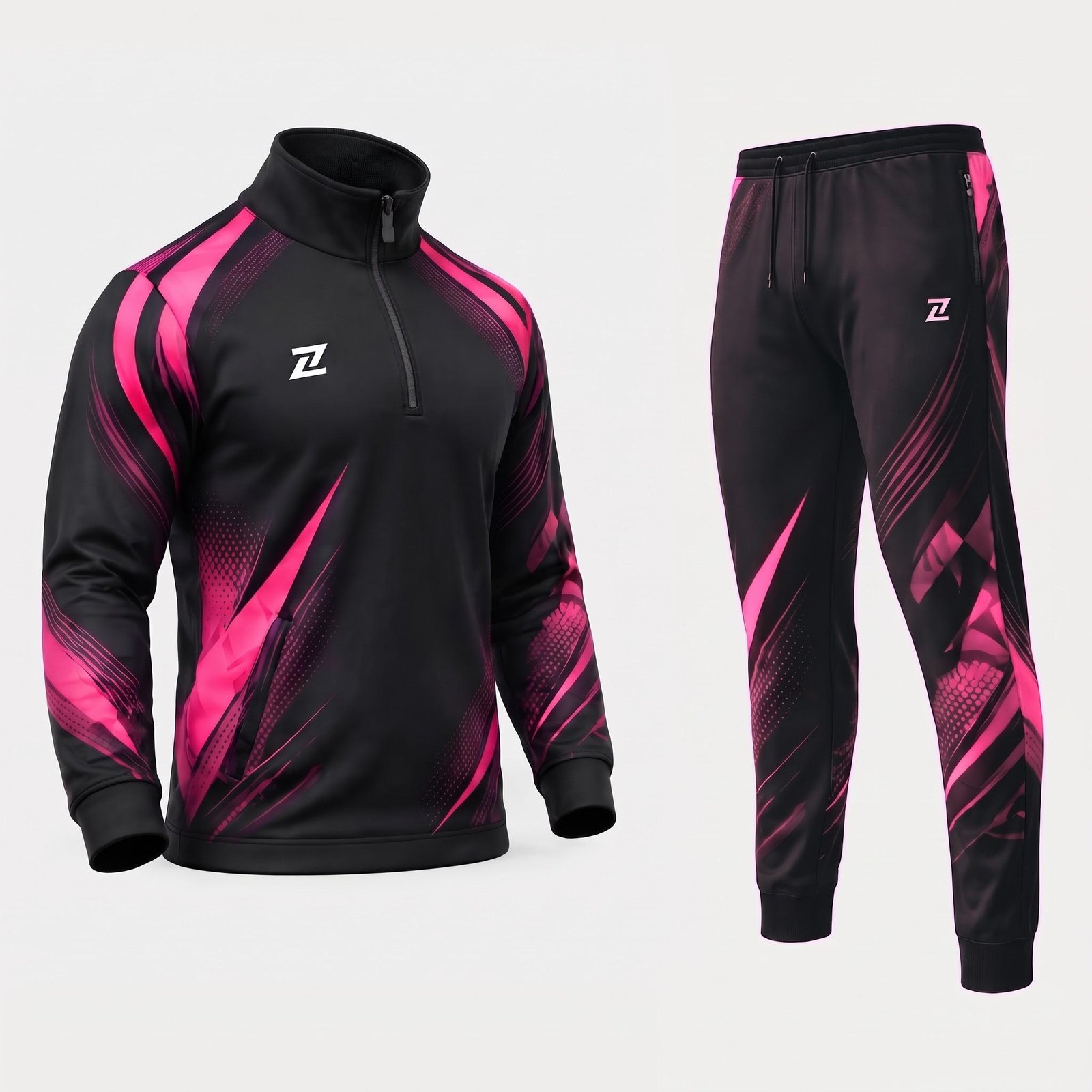 Chándal sudadera cremallera media
