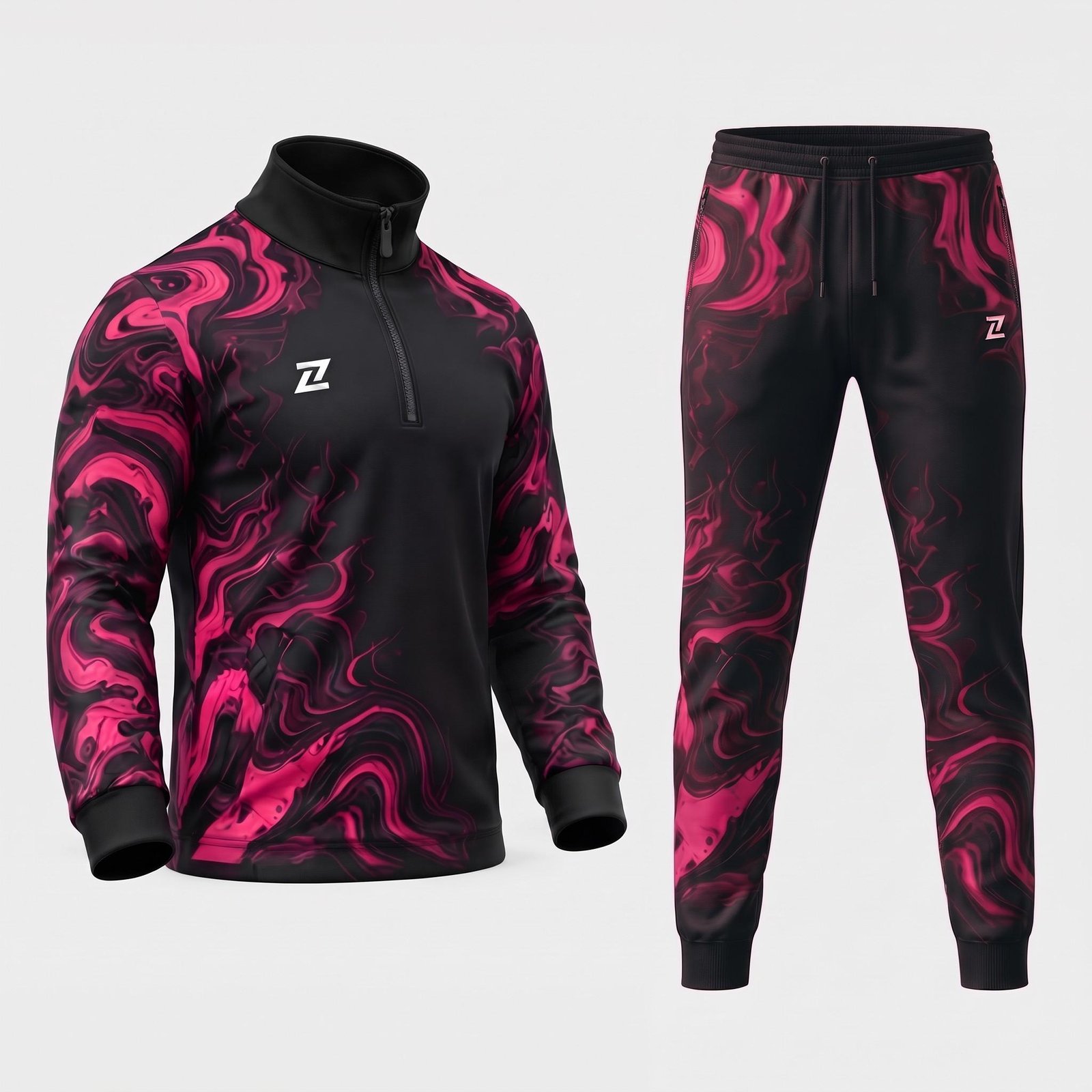 Chándal sudadera cremallera media