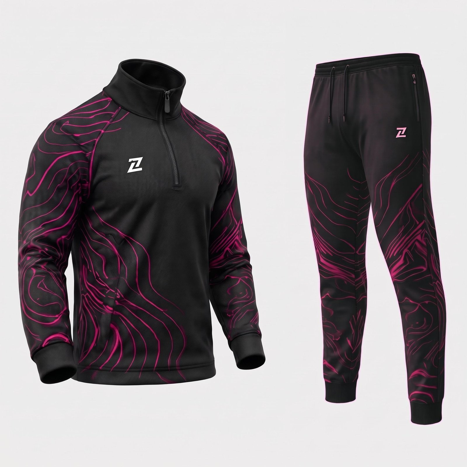 Chándal sudadera cremallera media